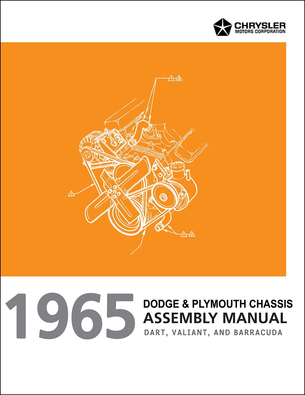 1965 Barracuda, Valiant, and Dart Chassis Assembly Manual Reprint Dodge Plymouth