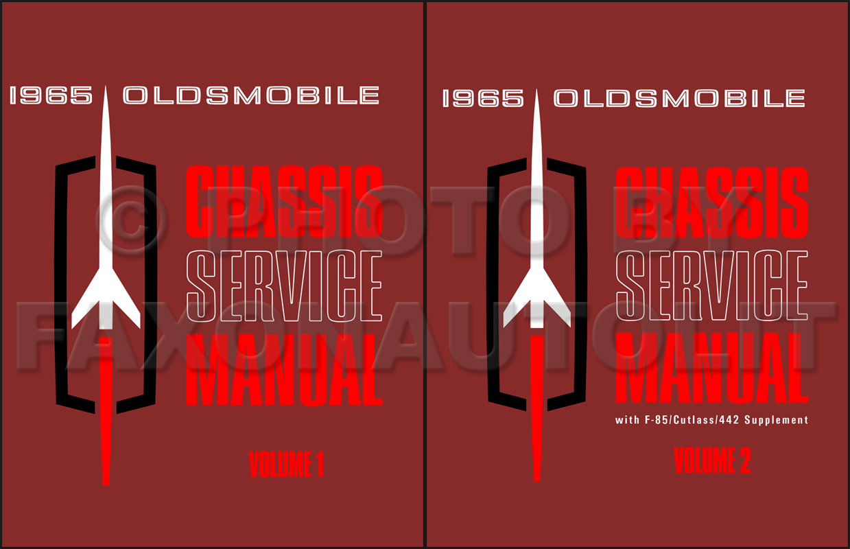 1965 Oldsmobile Repair Shop Manual Reprint Set