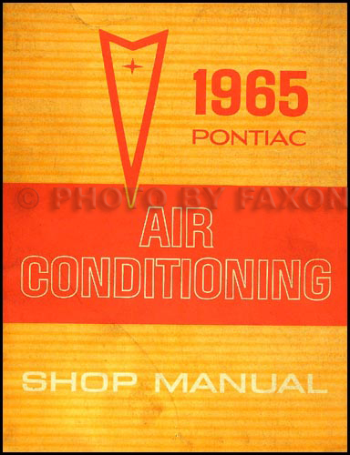 1965 Pontiac Air Conditioning Repair Manual Original