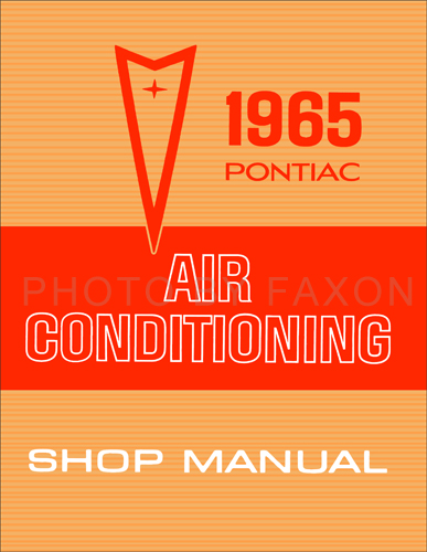 1965 Pontiac Air Conditioning Repair Manual Original
