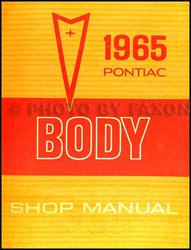1965 Pontiac Body Manual Original
