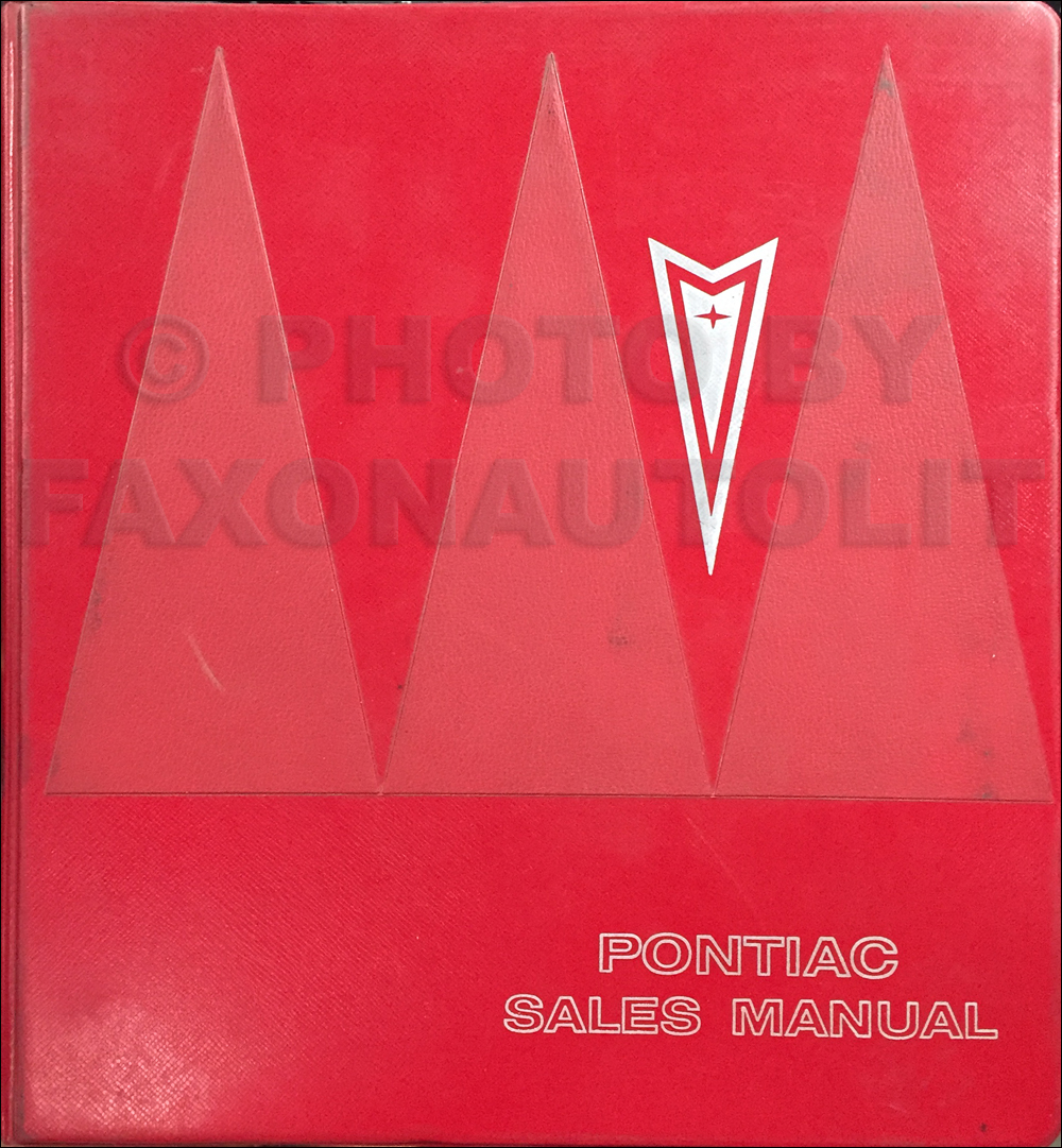 1965 Pontiac Sales Manual Data Book Dealer Album Original