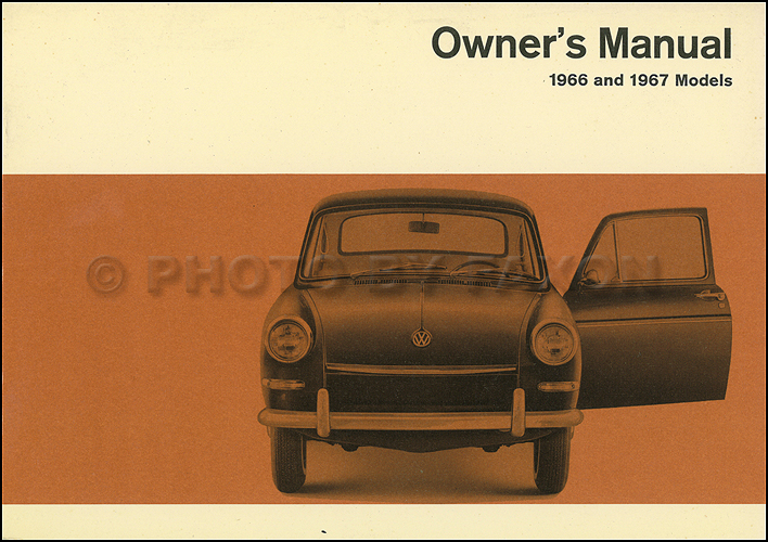 1966-1967 Volkswagen Fastback and Squareback Owner's Manual Original VW Type 3