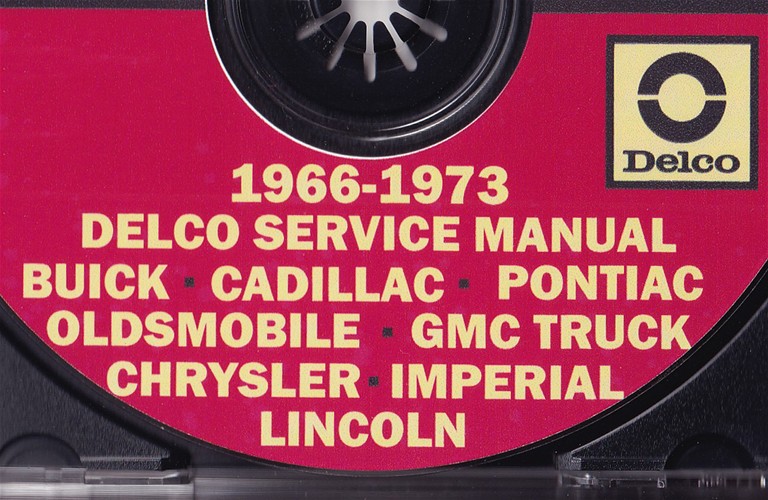 1966-1973 Delco Radio Service Manuals on CD-ROM