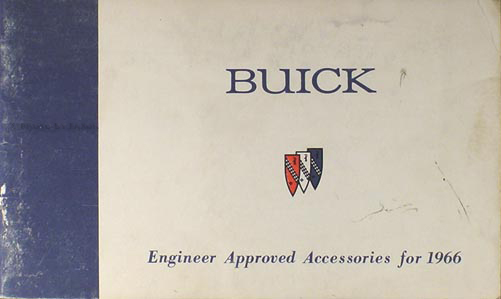 1966 Buick Accessories Sales Catalog Original