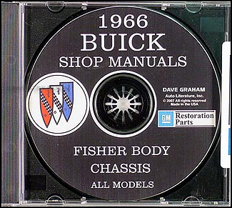 1966 Buick CD-ROM Shop Manual and Body Manual