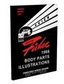 1966 Buick Fisher Body Parts Illustrations Manual Reprint