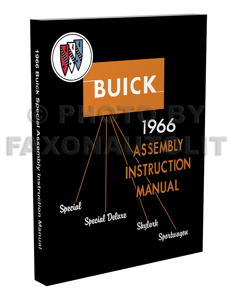 1966 Buick Factory Assembly Manual Reprint Special Skylark Sportwagon Gran Sport
