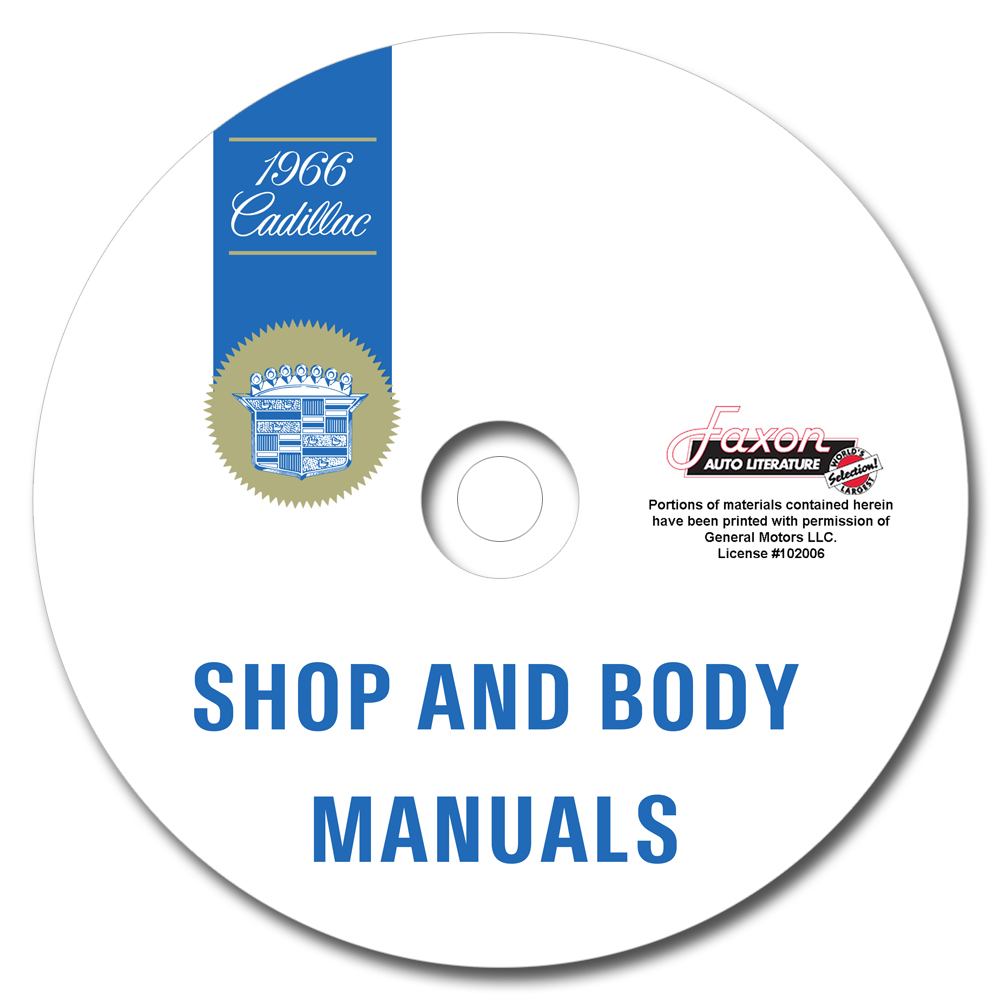 1966 Cadillac Repair Shop Manual on CD-ROM