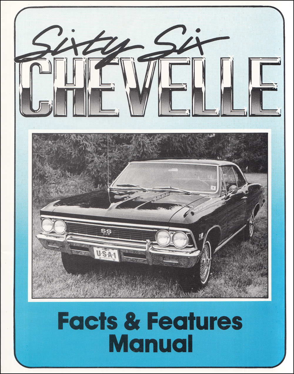 1966 Chevrolet Chevelle Finger Tip Facts Book Reprint