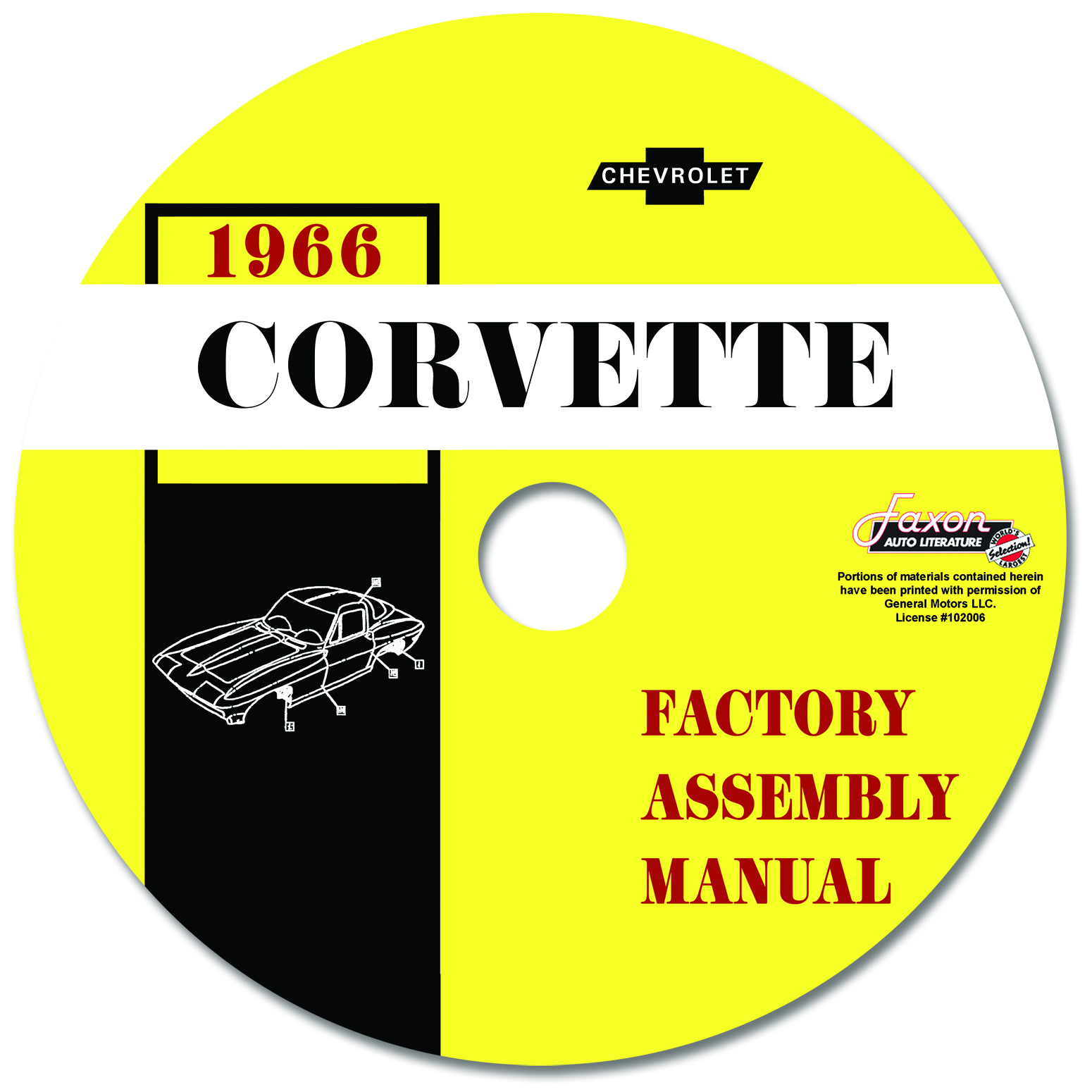1966 Corvette Factory Assembly Manual CD-ROM