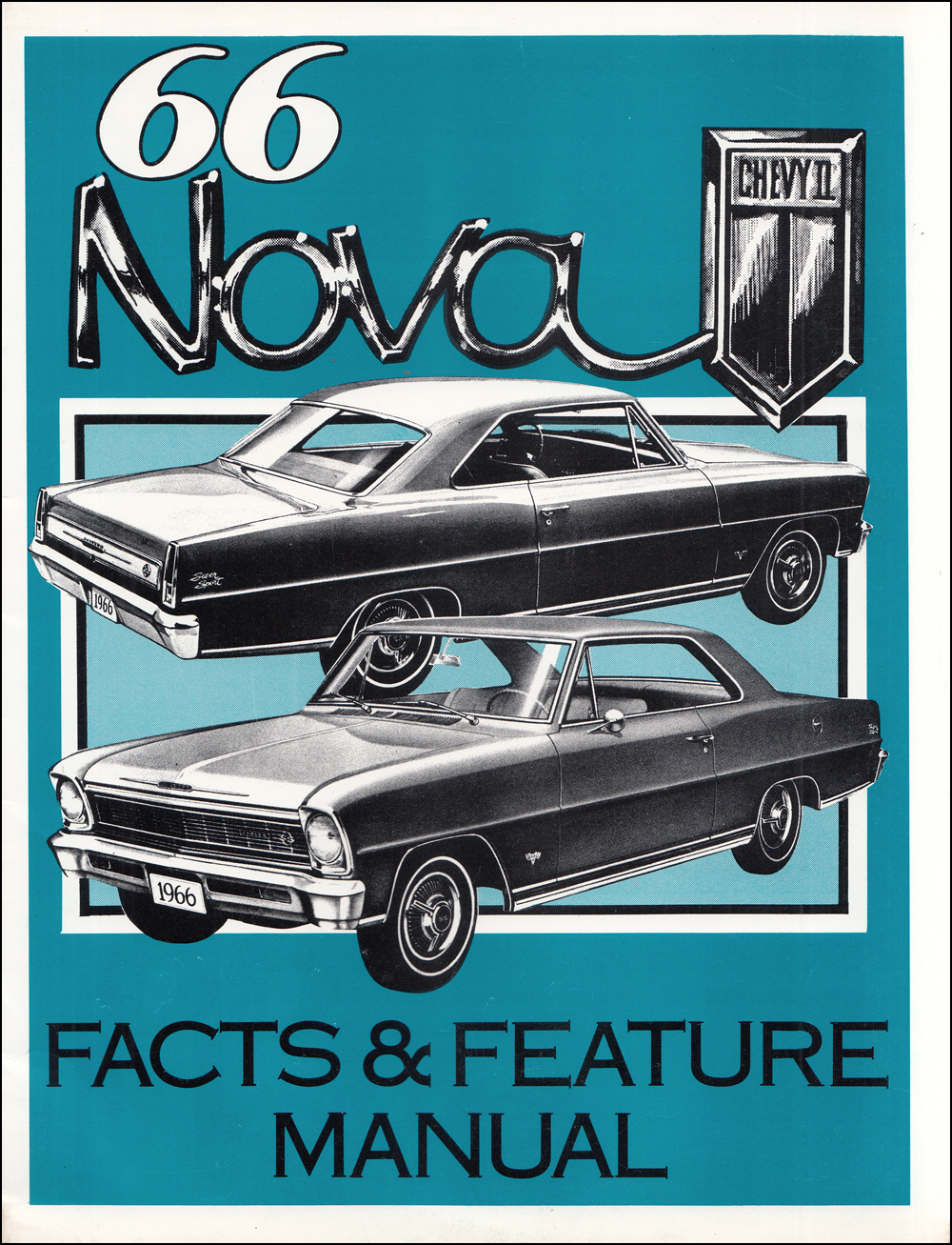 1966 Chevrolet Chevy II/Nova Finger Tip Facts Book Reprint