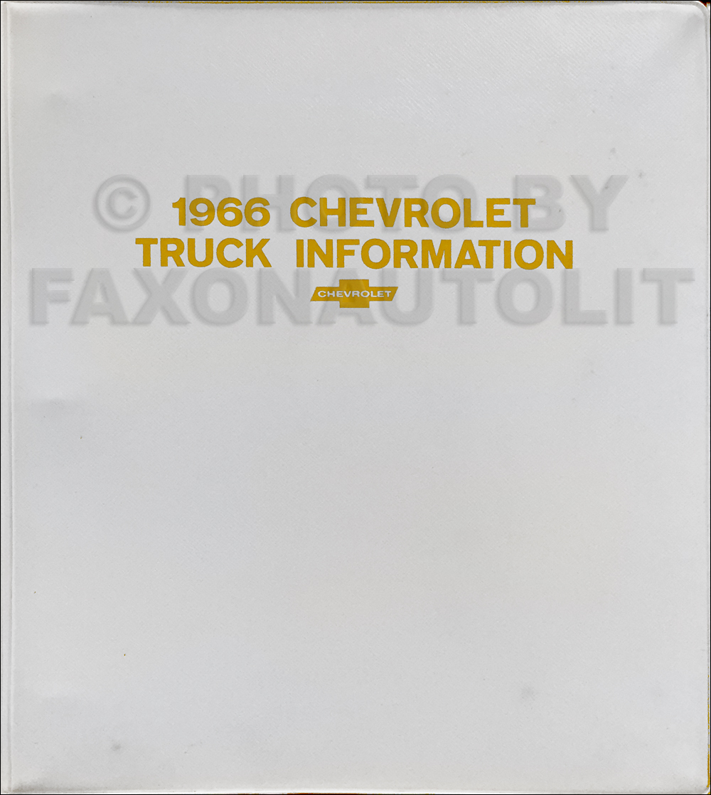 1966 Chevrolet Truck Sales Brochure Set in a Dealer Album