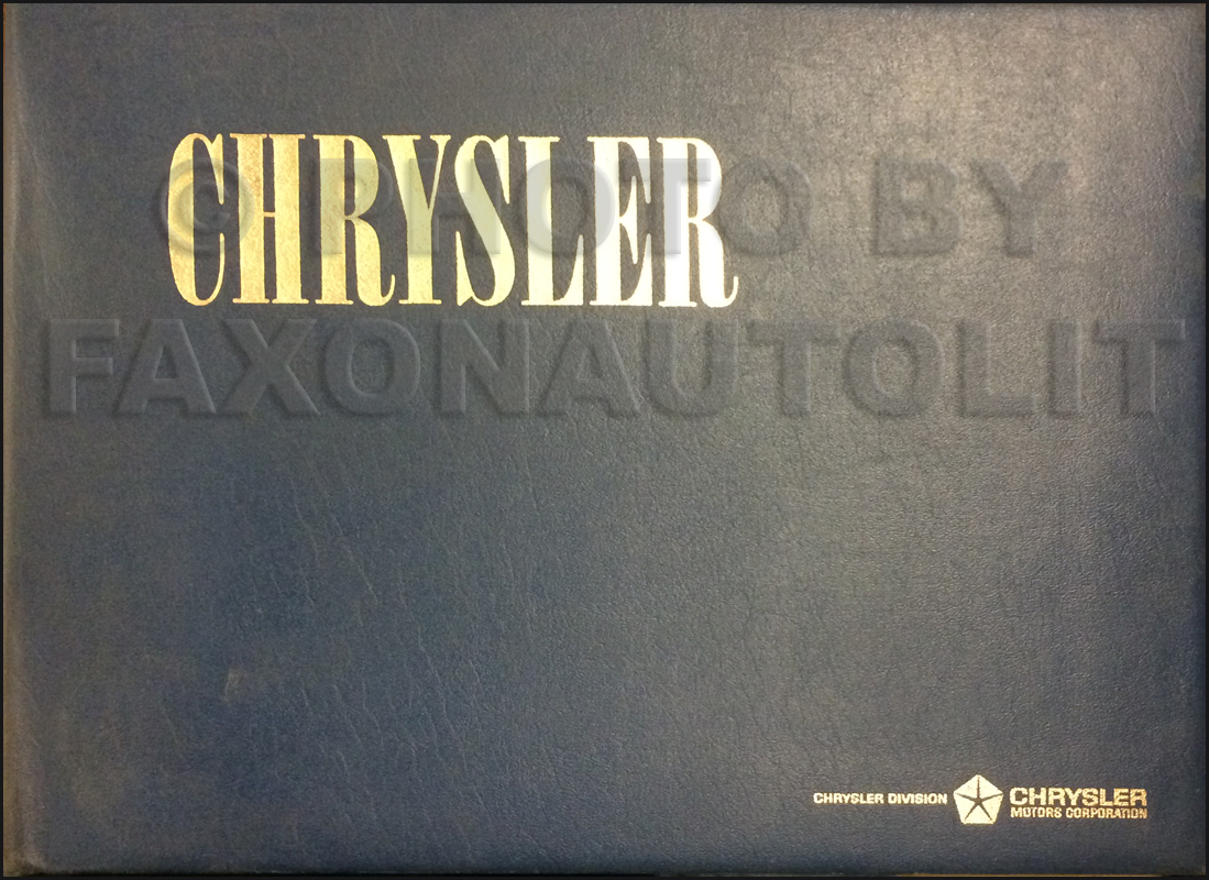 1966 Chrysler Color & Upholstery Dealer Album Original Large Size