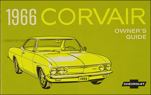 1966 Chevrolet Corvair Owner's Manual Reprint