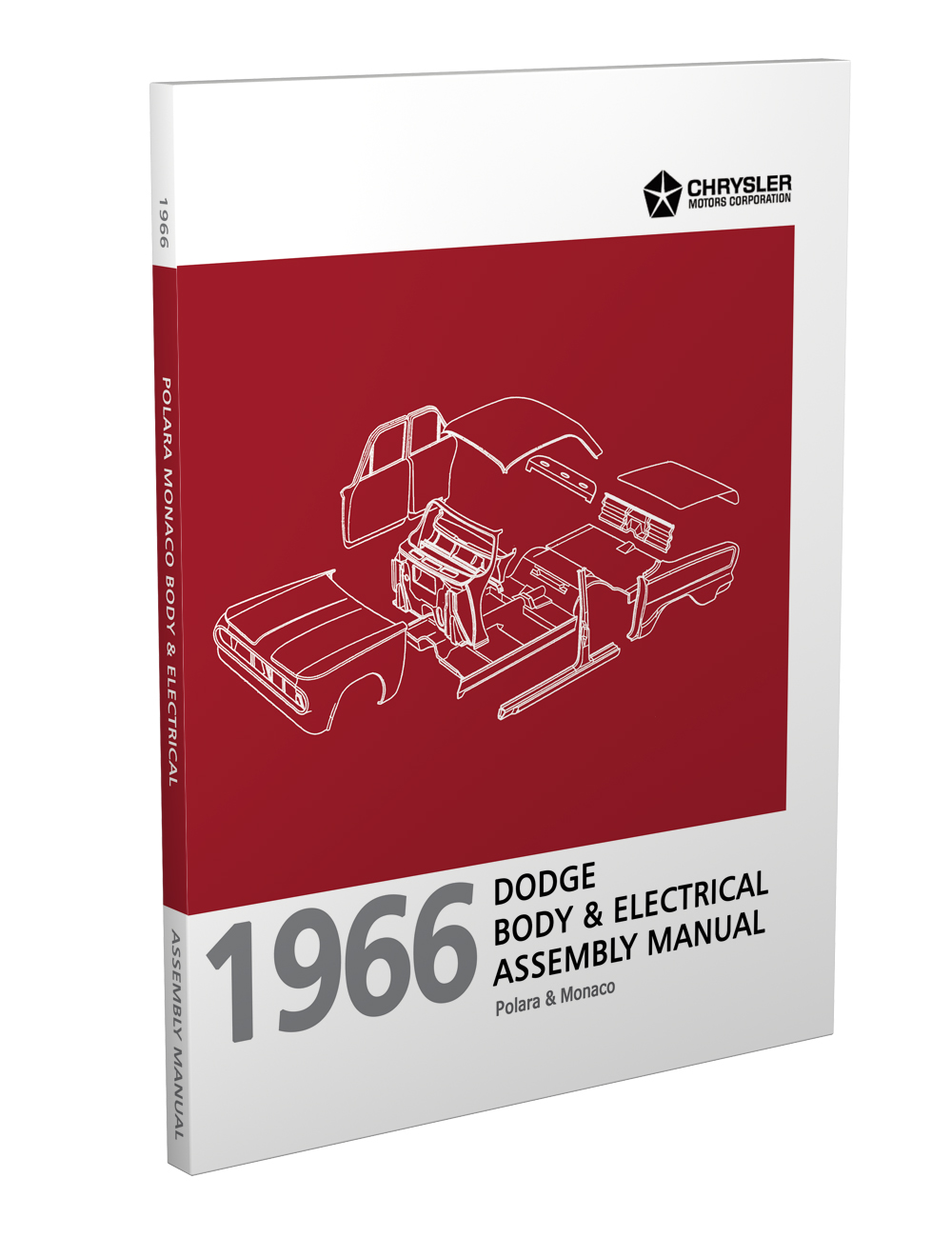 1966 Dodge Polara and Monaco Body & Electrical Assembly Manual Reprint