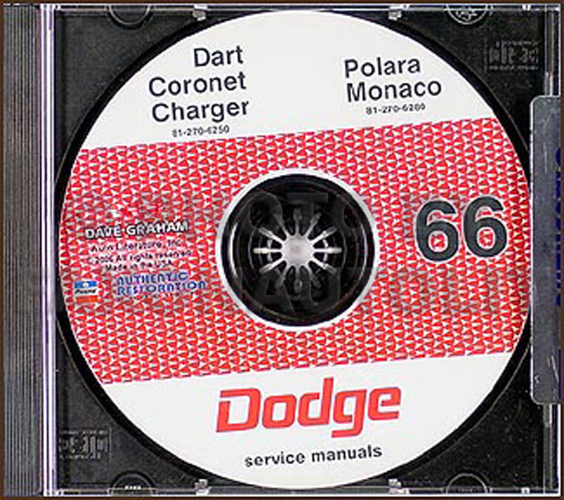1966 Dodge CD Shop Manual for all models
