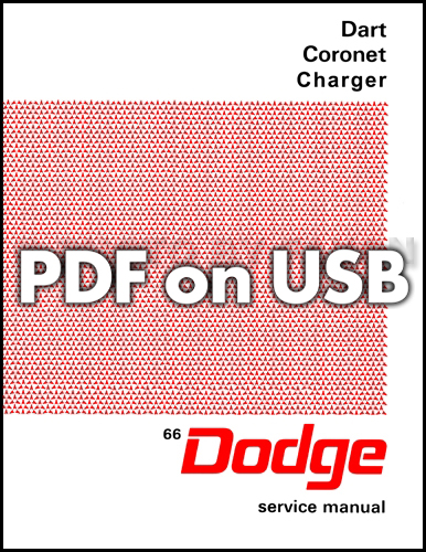 1966 Dodge CD Shop Manual for all models