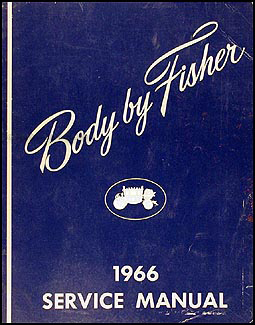 1966 Cadillac Body Repair Manual Original