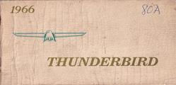 1966 Ford Thunderbird Owner's Manual Original
