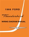 1966 Ford Thunderbird Wiring Diagram Manual Reprint