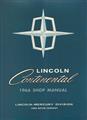1966 Lincoln Continental Shop Manual Reprint