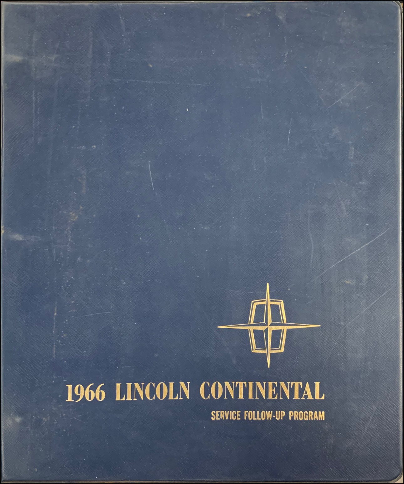 1966 Lincoln Continental Service Follow-Up Dealer Album Original