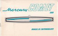 1966 Mercury Comet FRENCH Owner's Manual Original Canadian