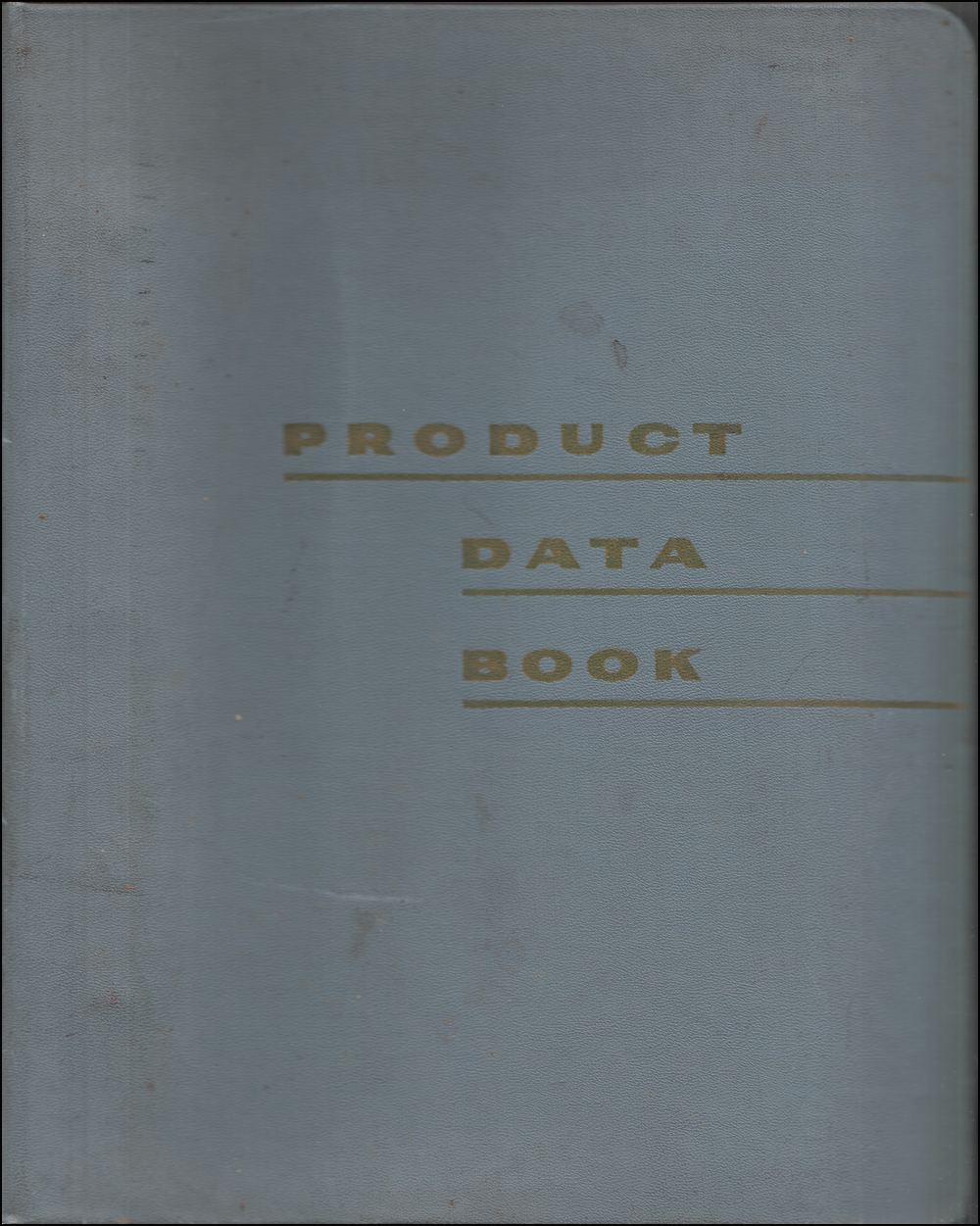 1966 Mercury Data Book Original