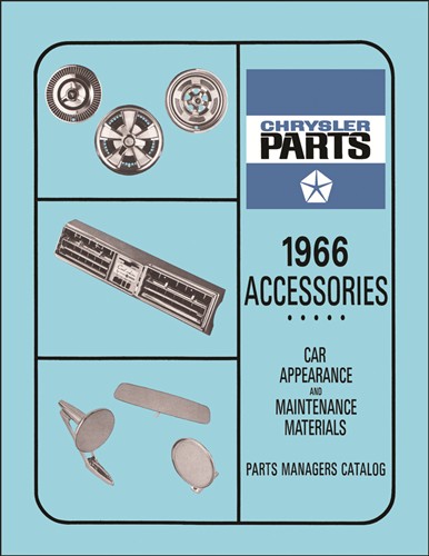 1966 MoPar Accessories Parts Book Reprint