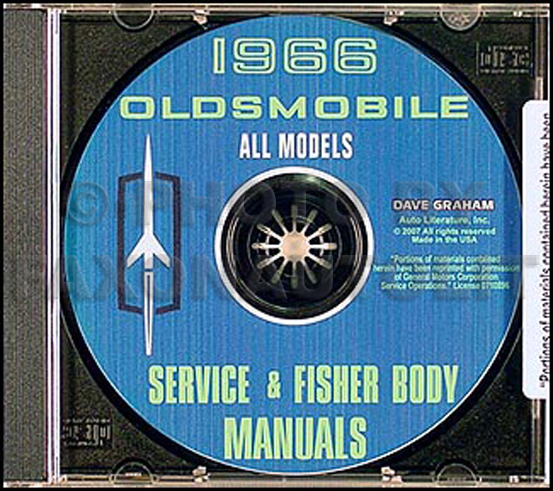 1966 Oldsmobile CD Shop Manual & Body Manual