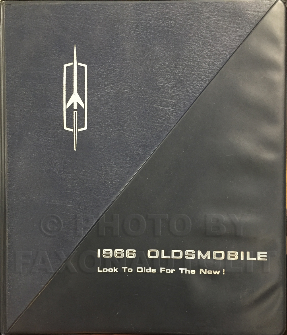 1966 Oldsmobile Data Book Original