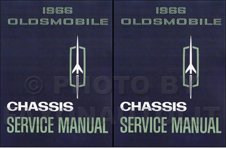 1966 Oldsmobile Shop Manual Reprint 442/Cutlass/88/98/Toronado