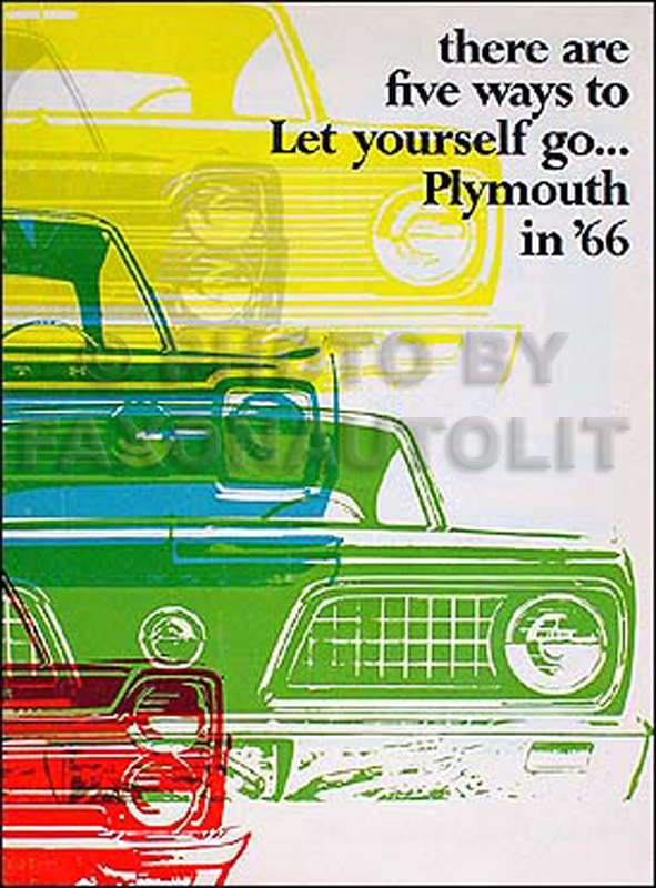 1966 Plymouth CD Shop Manuell 66 barracuda Valiant Fury Belvedere Satellite Vip 