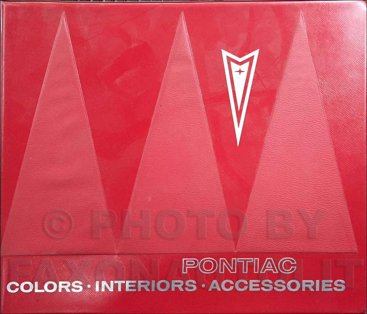 1964 Pontiac Color & Upholstery Dealer Album Original