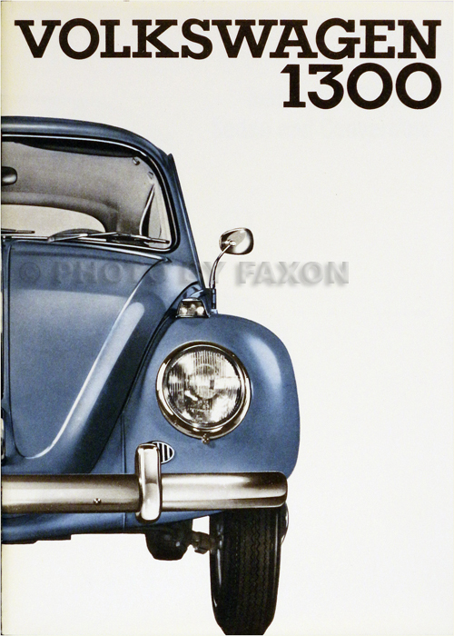 1966 Volkswagen 1300 Beetle Bug Owner's Manual Original