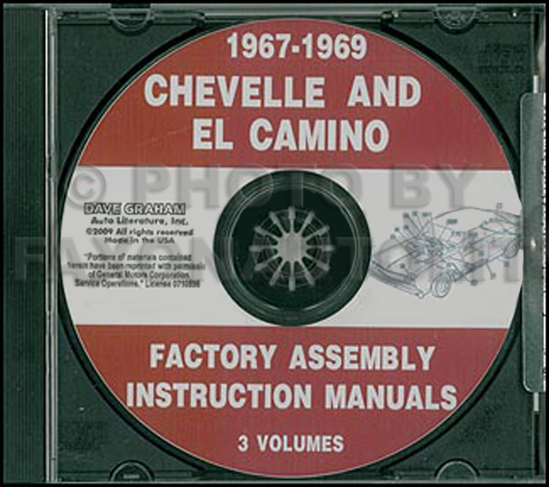 CD 1967-1969 Chevelle and El Camino Factory Assembly Manuals