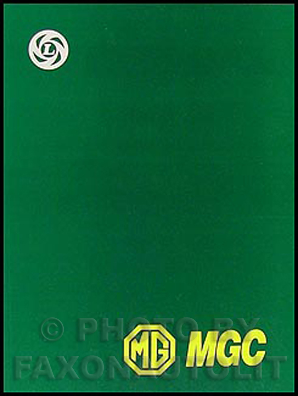 1967-1969 MGC Repair Manual Reprint