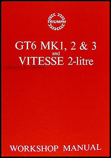 1967-1973 Triumph GT6 and Vitesse Repair Manual Reprint