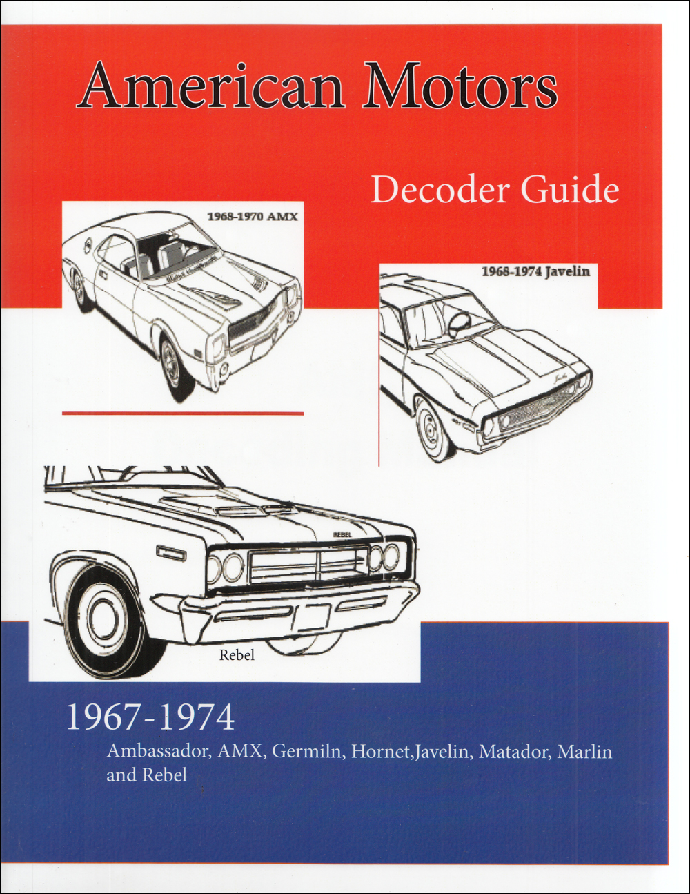 1967-1974 AMC Cars Numbers Decoder