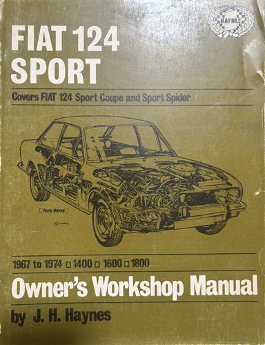 Haynes Owner’s Workshop Manual Fiat 124 Sport 1967-1974