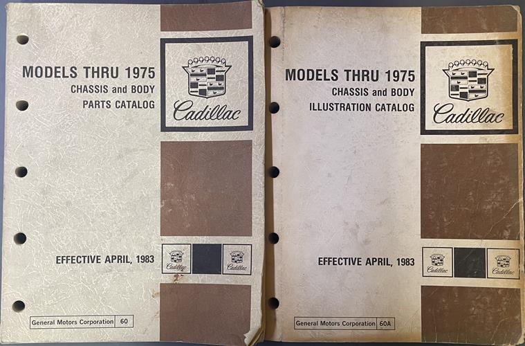 1967-1975 Cadillac Illustrated Master Parts Catalog Original