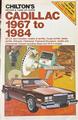 Chilton's Repair and Tune-Up Guide Cadillac 1967-1984