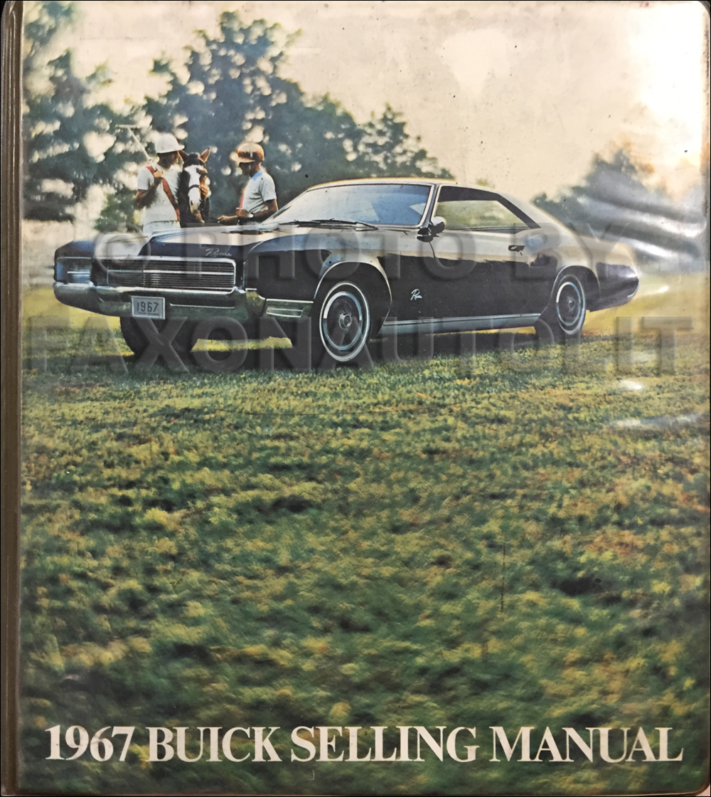 1967 Buick Selling Manual Data Book Original