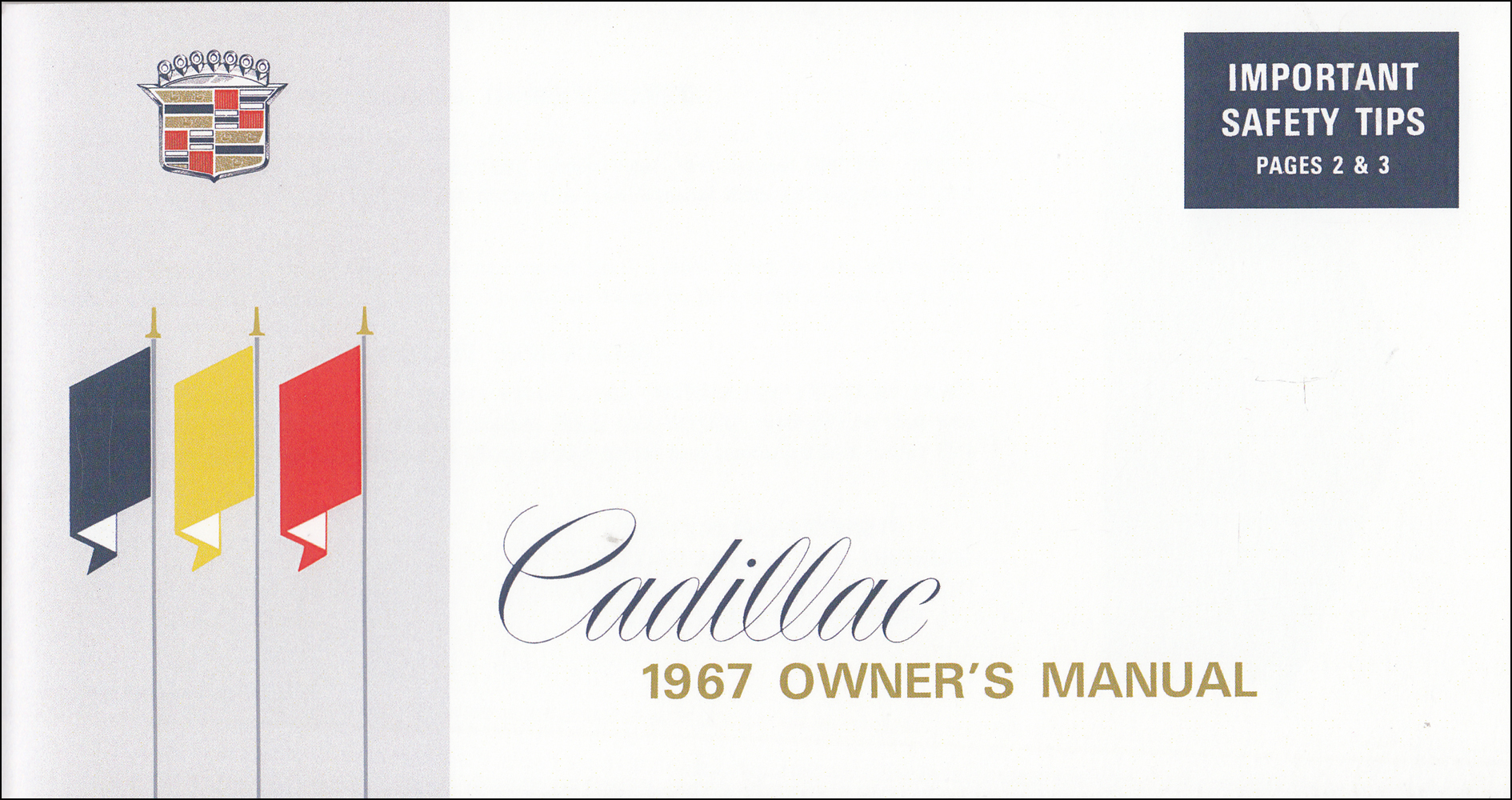 1967 Cadillac Owner's Manual Reprint