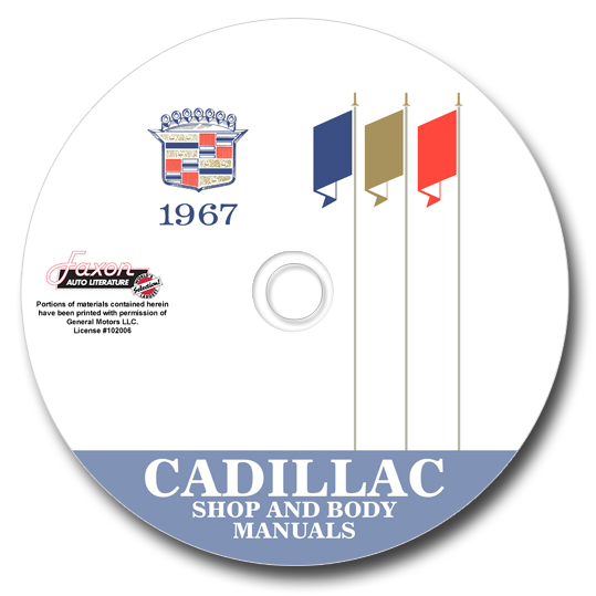 1967 Cadillac Shop Manual & Body Manual on CD-ROM 
