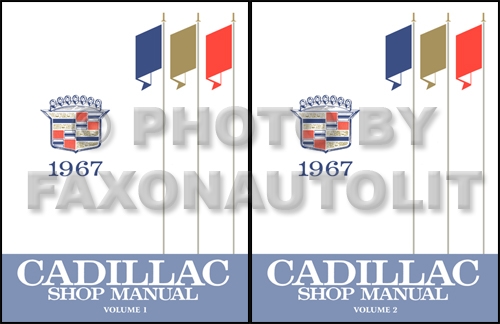1967 Cadillac Repair Shop Manual Reprint Calais De Ville Fleetwood  Eldorado