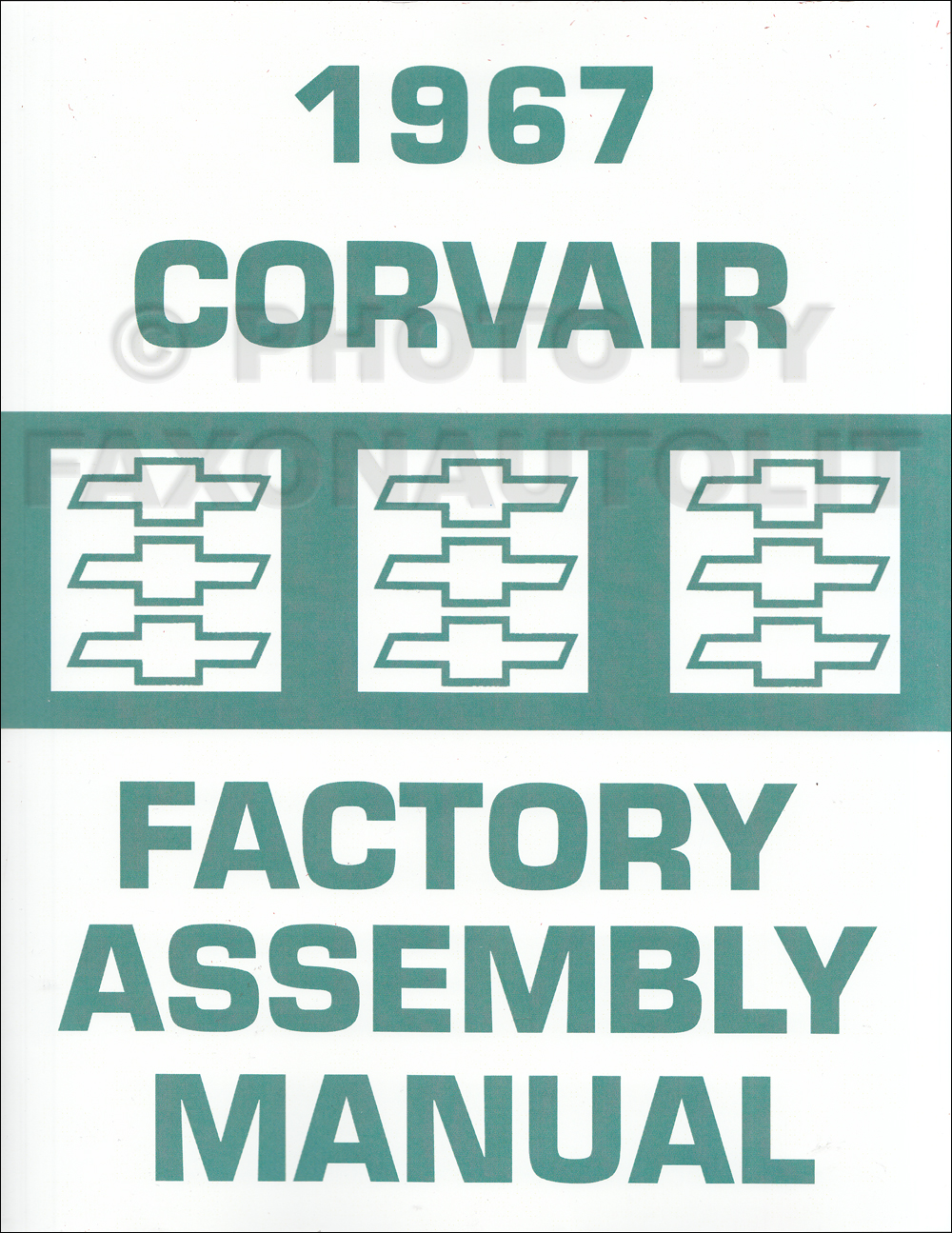 1967 Chevy Corvair and Monza Assembly Manual Reprint