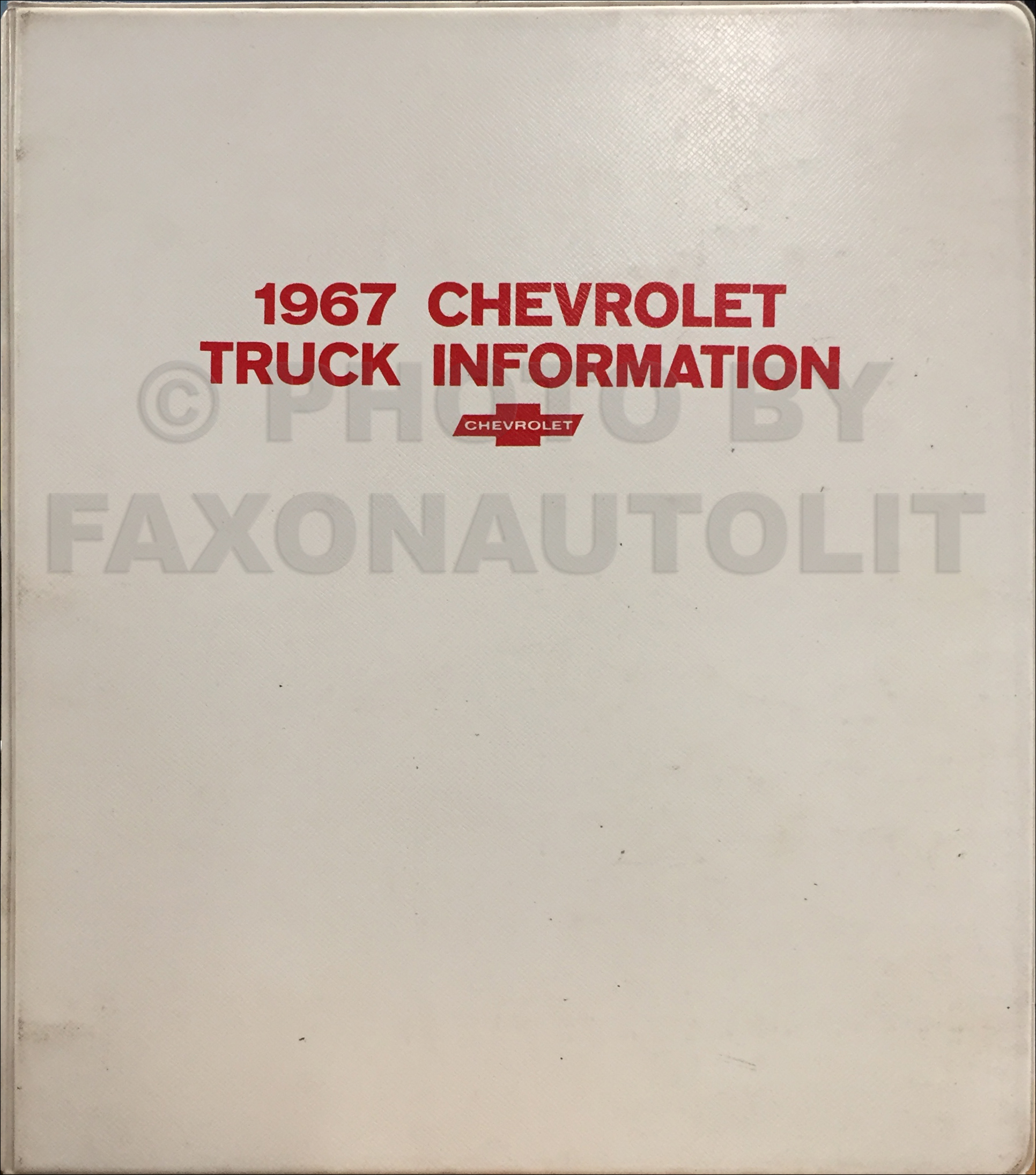 1967 Chevrolet Truck Sales Brochure Set in a Dealer Album