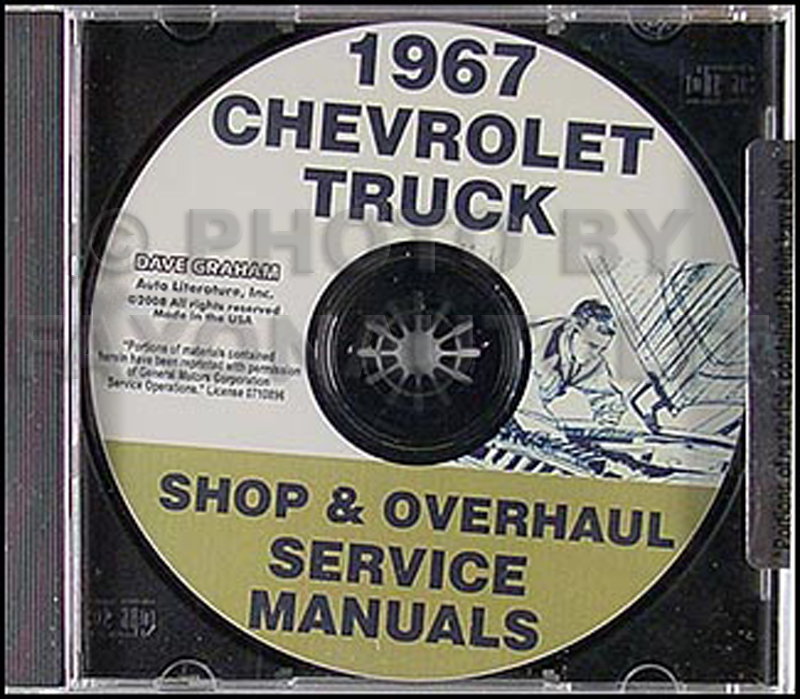 1967 Chevrolet 10-60 Pickup and Truck Shop and Overhaul Manual CD